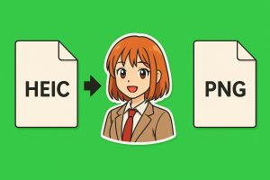 How to Prepare Anime Stickers by Converting HEIC Files to PNG