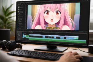 How Anime YouTubers Can Add Captions to Reaction Videos